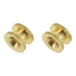 cyclingcolors 2 x Brush Cutter Thread Guide Diameter 4mm 11mm Height 9mm Garden Park Care with Brass Eyelet Head 2 Thread