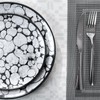 Lechoo Melamine Dinnerware Sets 12pcs Rustic Farmhouse Dinner Dishes Set