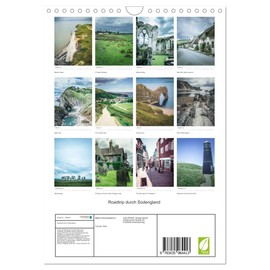 Roadtrip durch Südengland (Wandkalender 2025 DIN A4 hoch), CALVENDO Monatskalender [Calendar] Christian Stiller