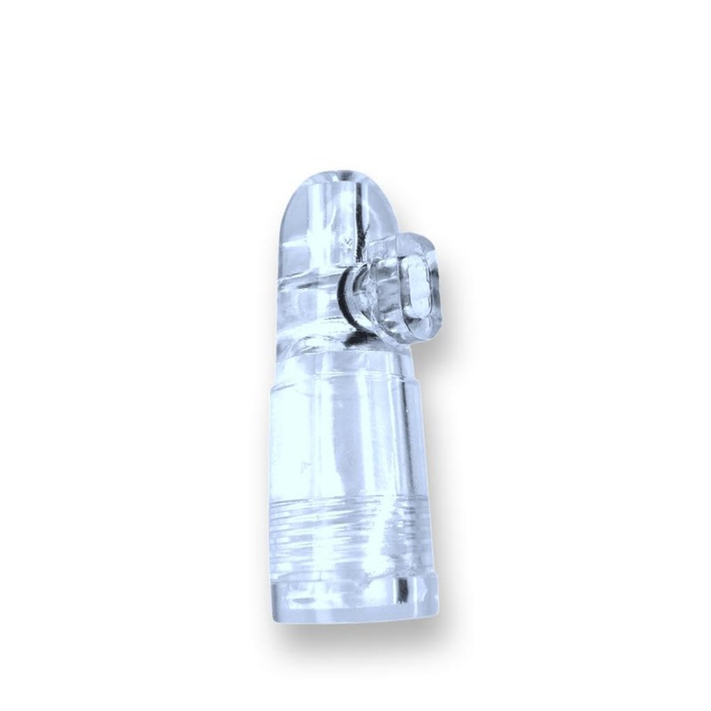 2 x Acrylic Snuff Dispensers Clear Dispensers Batcher in Length