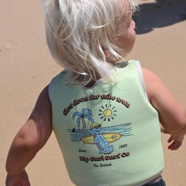 Kids Swim Vest 1-2 | Shred Turtle Aqua