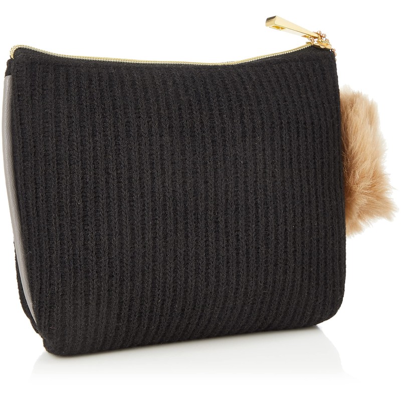 Global Arrow Tricot Initial Flat Pouch BK/Y Size: Approx. W16