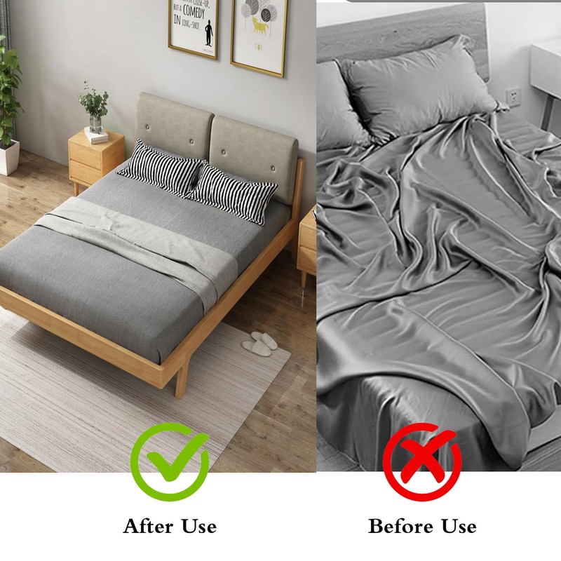 VLYX Bed Sheet Clips, 2 Pcs Fitted Sheet Clips for