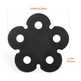 (2 Pack) for ADY11 Applies to Dyson Vacuum Cleaner Cyclone Foam Dust Gasket Seal Suitable for Dyson DC18 DC25 Dust Gasket Seal Replacement