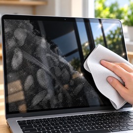 Microfiber Polishing Cloth for Screens & Eyeglasses – Reusable Double-Layer Cleaning Wipe for Phones, Tablets & Laptops