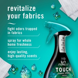 Unstopables Touch Fabric Spray and Odor Fighter, Fresh & Breeze, 16.9 oz, Pack of 2