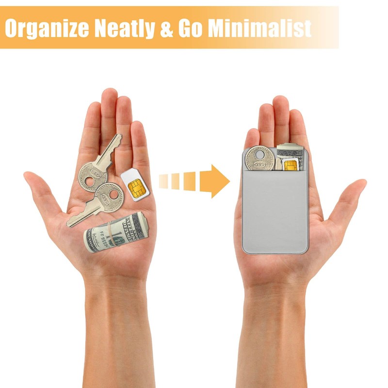 Wallet Key Holder, Key Sleeve Ultra Thin Slim Card Key