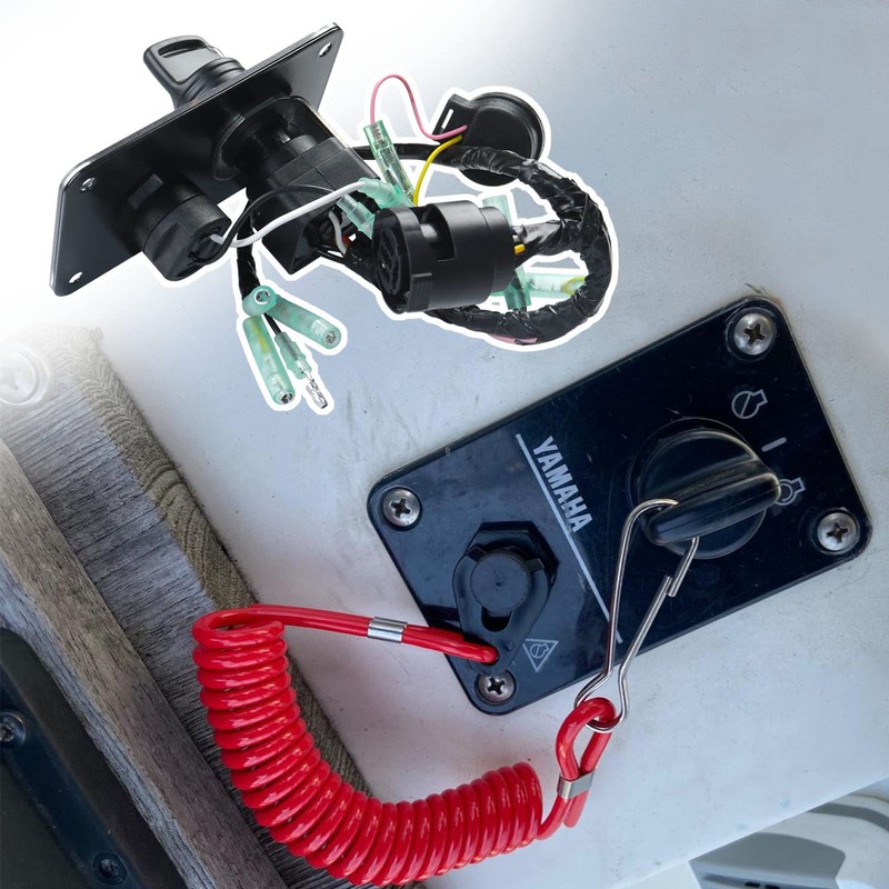 Main Switch Panel Single Engine Key Switch Panel Assembly On-Off-Start