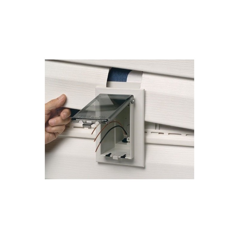Arlington DBVS1C-1 Low Profile IN BOX Recessed Outlet Box Wall