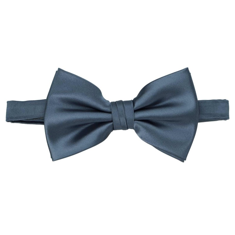 tiemart Premium Bow Tie (Dusty Blue)