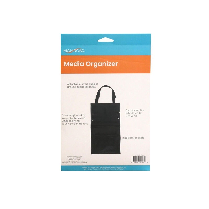 High Road Car Seat Back Tablet Organizer