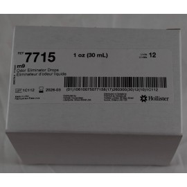 Hollister M9 12 Odor Eliminating Drops 7715 M9 1oz (30mL) Bottles Expires 2026