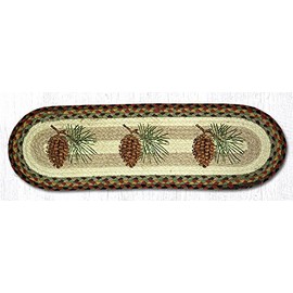 Earth Rugs 8.25" x 27" Oval Printed Braided Stair Treads (Set of 13)