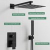 SunCleanse Shower System Rainfall Shower Faucets Set Matte Black, 10