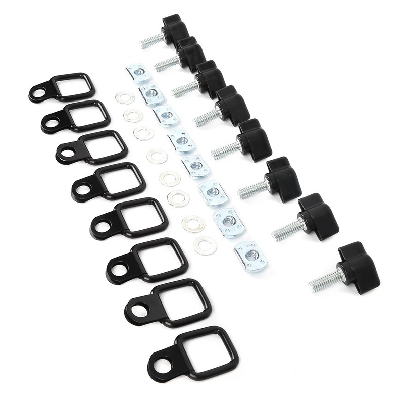 Hard Top Quick Removal Fastener Kit Thumb Screw Nut TieDown