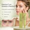 2PC Vitamina C con Glutatión y Vitamina E, Sérum Facial