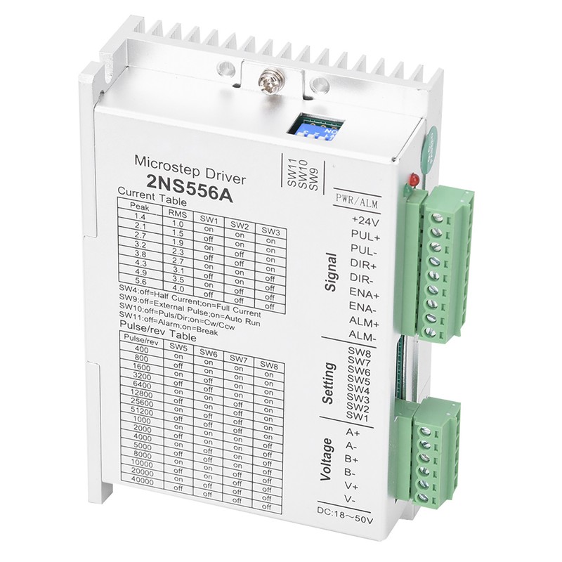 Stepper Motor Driver 2-Phases NEMA23 32-Bits Digital Signal Processing 2NS556A