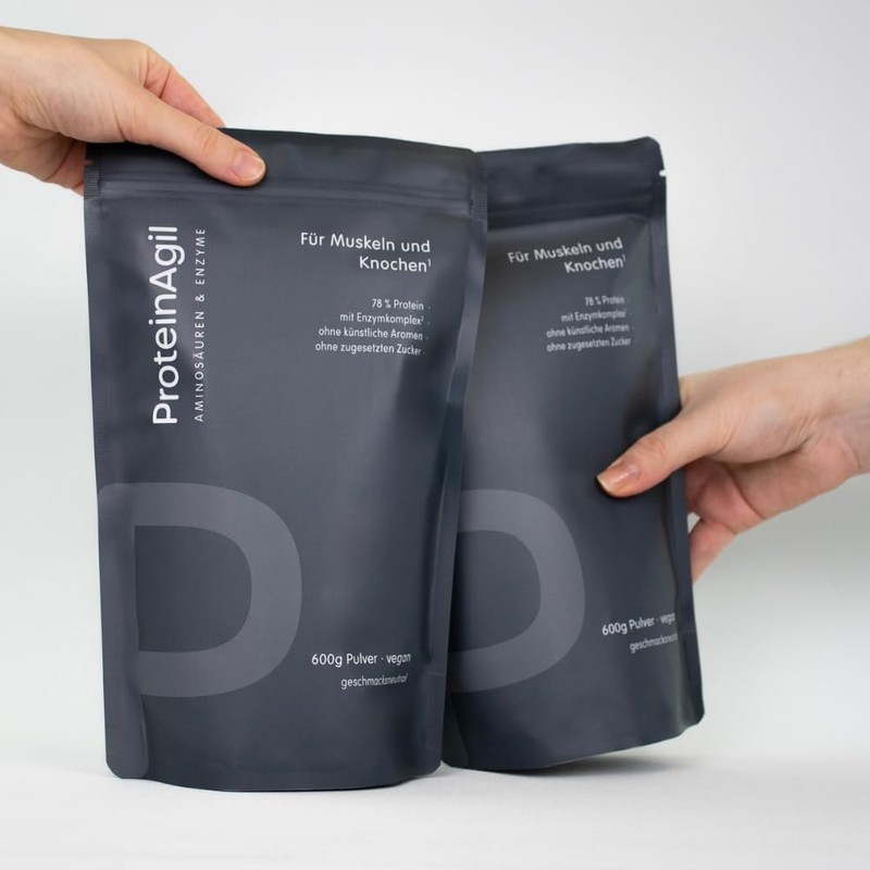 AgilNature ProteinAgil 600 g - Tasteless Pea Protein for Muscles
