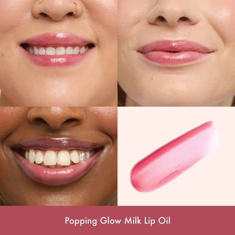 The Beauty Crop Glow Milk Lip Oil Popping