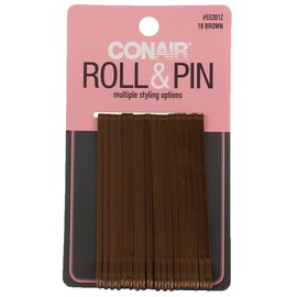 Conair Brown Roller Pins, 6.1 Oz