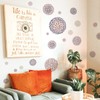 Condessacity Wall Sticker Stylish Creative Circular Image Wall Sticker Removable