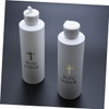 NOLITOY 6pcs Holy Water Bottles Refillable Containers for Baptism Decorations