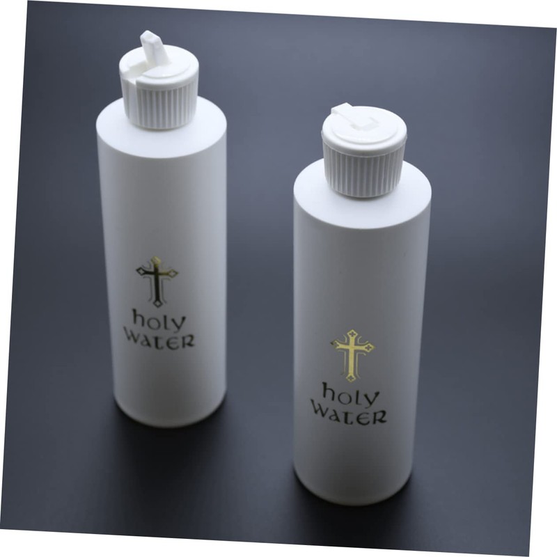 NOLITOY 6pcs Holy Water Bottles Refillable Containers for Baptism Decorations