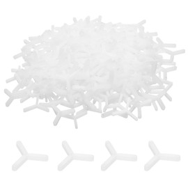 sourcing map 100pcs Tile Spacers 3mm Hard Plastic Y Type Tiles Leveler Spacer Installation Ceramic Spacing Clips for Wall Floor