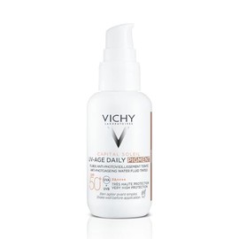 Vichy Capital Soleil UV Age Daily Color Tono Medio FPS50+, Protector Solar Facial Fluido para uso diario 40ml