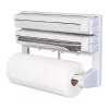LEANLI.SHOP Dispensador 3 En 1 Cocina, Para Papel, Aluminio, Playo