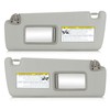 Left Driver Right Passenger Side Grey Sun Visor Fit for
