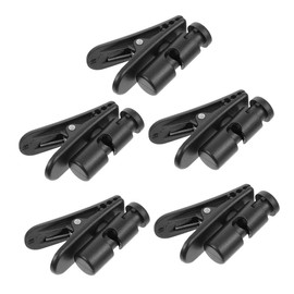 WOONEKY 5Pcs Earphone Cable Clips Microphone Wire Fixing Clamp for Headphones Lightweight and Portable for Indoor Outdoor Use Prevents Cord Movement for Active Lifestyles