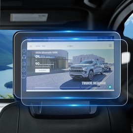WEIPIN For 2PCS Glossy Tempered Glass 2021 2022 2023 2024 2025 2026 Chevrolet Tahoe 12.6 Inch Rear-seat Touchscreen Screen Protector - Tahoe (LS/LT/RST/Z71/Premier/High Country) Accessories