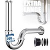 Universal Siphon Extra Long 200 mm Immersion Pipe: Syphon Bathroom