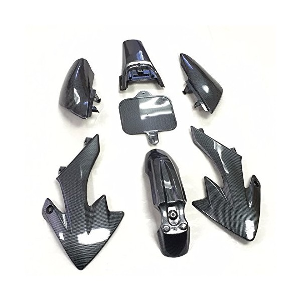 SMT-Carbon Fiber Plastic Fender Kit Body Work Fairing Kit Compatible