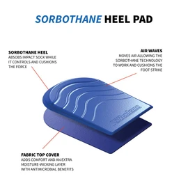 Sorbothane Heel Pad W 13-15, M 11-16 (Metric 44-49) - Large