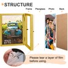 AEVETE 8x10 Picture Frames Double Hinged Wood Folding Photo Frames