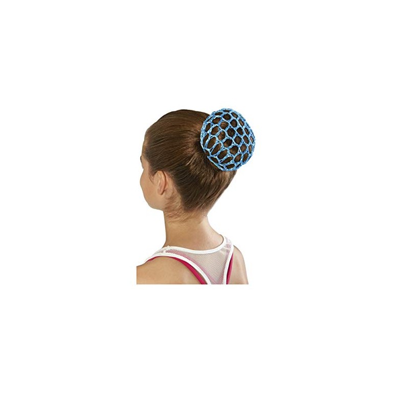 Bloch Dance Hair Bun Cover Accessory, Blue, one