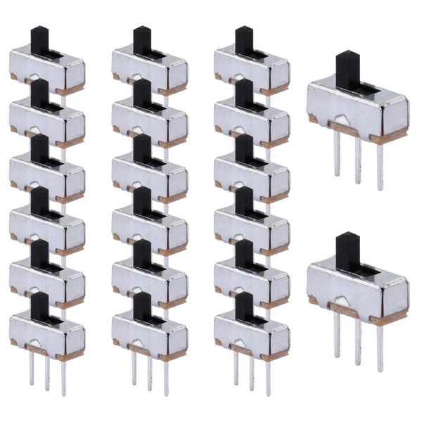 FORIOT 40pcs SS12D00G3 3 Pin 2 Position SPDT 1P2T PCB