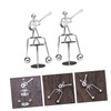 SAFIGLE 4pcs Guitar and Man Balancing Sculpture Stylish Decor for