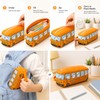 School Bus Pencil Case for Students – Large Capacity Cartoon