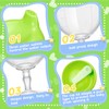 Irenare 2 Pcs Baby Wine Sippy Cup Plastic Goblet Cup