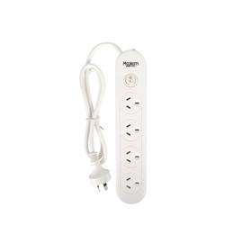 MaxEm Power 4 Way Powerboard with 1 Switch