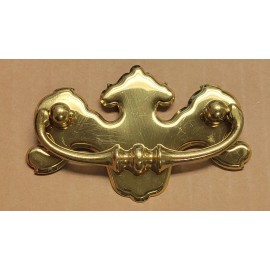 Unbranded Vintage Stamped Brass 2-1/2" Manor House Pull Medium Restoration Hardware