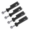 4PCS Lockable Mounting Pin for MaxTrax MKII Traction Board, Theftproof