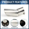 INFINAUTO Land Rover Curved Slant Exhaust for Range Rover 02-10