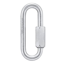 Petzl, Go 8 Mm, Quick Link Large Opening For Climbing Gyms, Grey, 8 Mm, Unisex-Adult