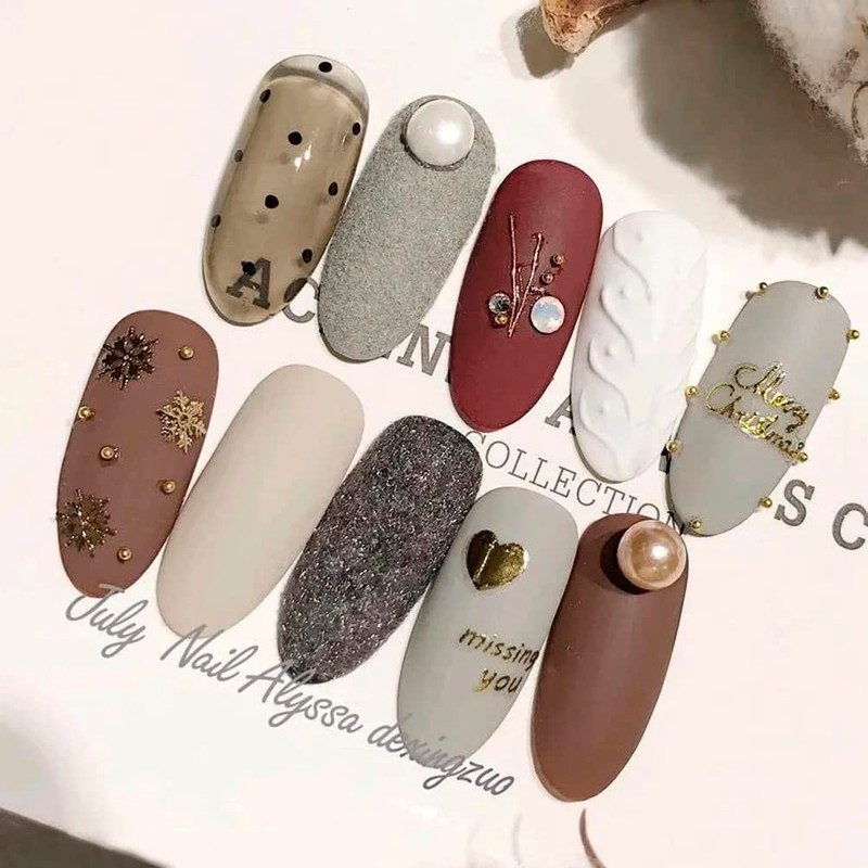 Mishi Cloud Nail Art Metal Beads 3D Steel Ball Nail
