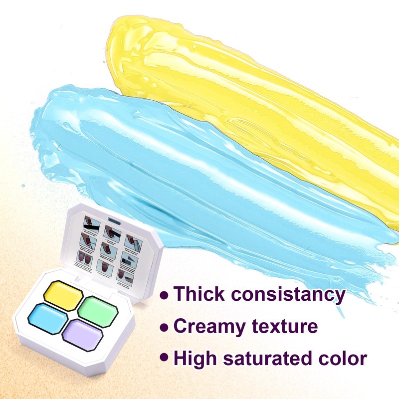 U-Shinein Gradient Painting Gel, 4 Colors Ombre Gel Nail Polish