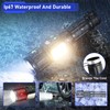 JAY-PARK Flashlights High Lumens, Rechargeable Flashlight 10000 Lumens with Magnetic,